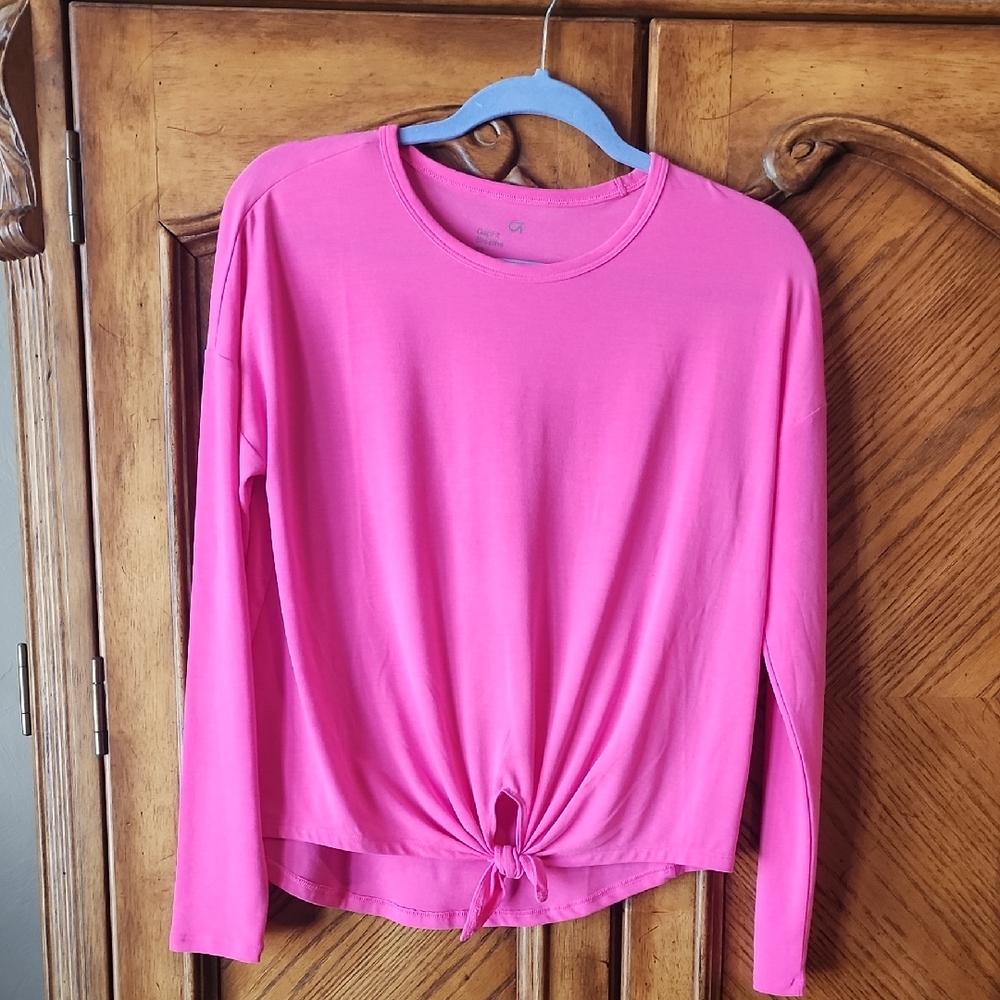GAP Fuchsia/Pink Long Sleeve Tee